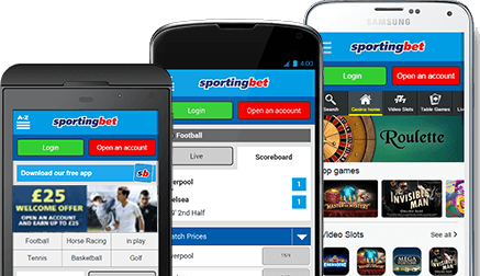 Sportingbet Website and Mobile Version
